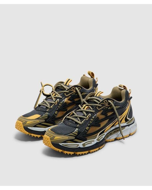 Off-White c/o Virgil Abloh Yellow Ow Be Right Back Sneaker /Ocher
