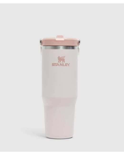 Stanley White Iceflow 0.89L Flip Straw Tumbler (Rose Quartz
