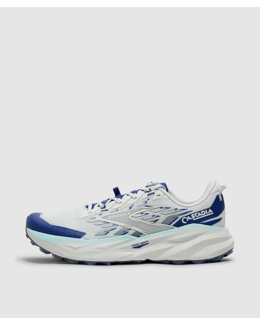 Brooks Blue Cascadia 19 Sneaker /Bellwether for men
