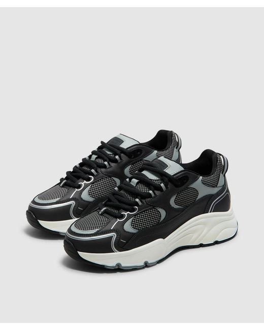 Cleens Black Pulse Runner Sneaker for men