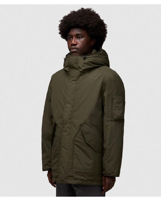 Nanamica Green Gore-Tex Down Outdoor Coat for men
