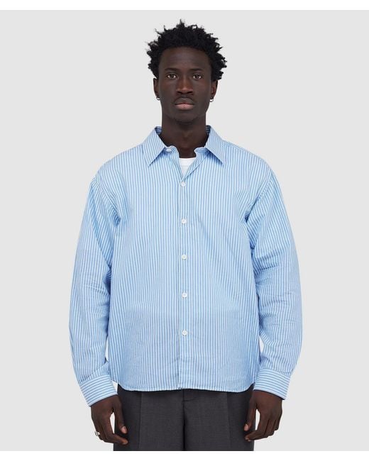 mfpen Blue Generous Shirt (Embassy Stripe for men