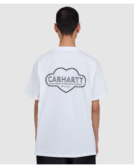 Carhartt White Cloud Heart T-Shirt for men