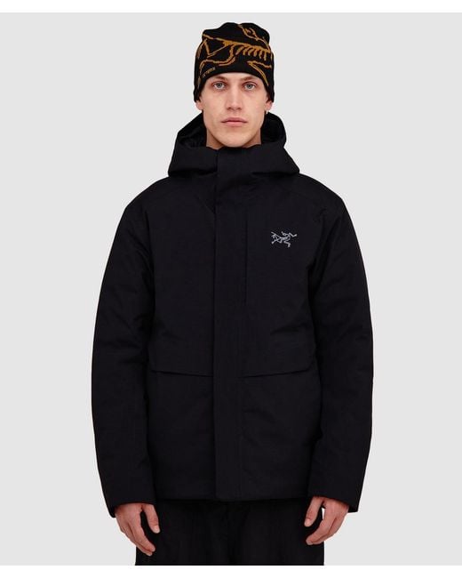 Arc'teryx Black Therme Down Parka Jacket for men