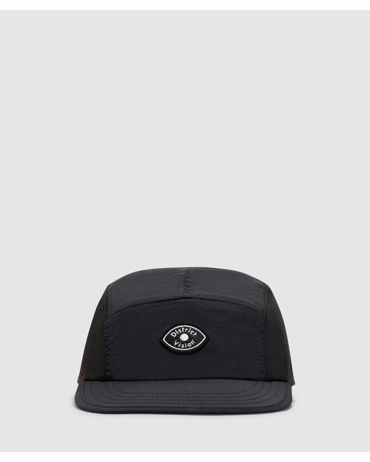 District Vision Black Performance Panelled Mesh Hat