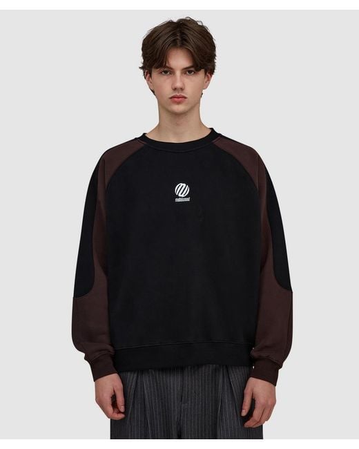 Metalwood Black Alien Crewneck Sweatshirt for men