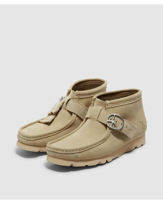 Clarks Natural X Needles Wallabee Strap Boot for men