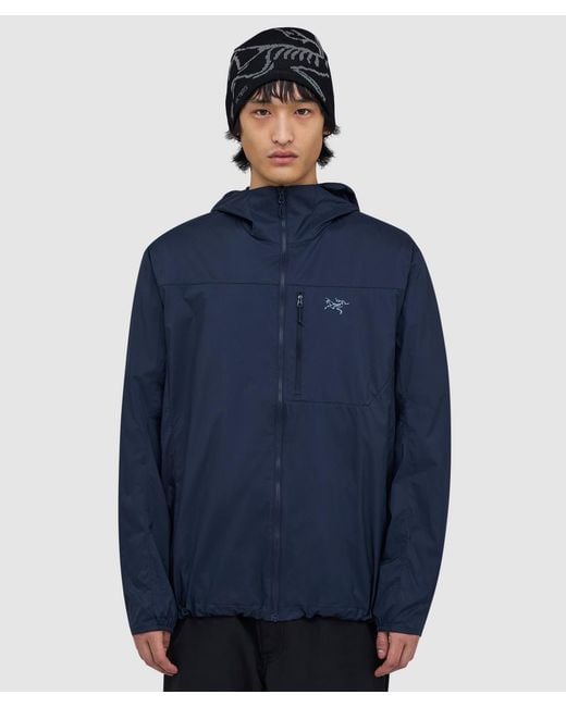 Arc'teryx Blue Squamish Hooded Jacket Sapphire for men