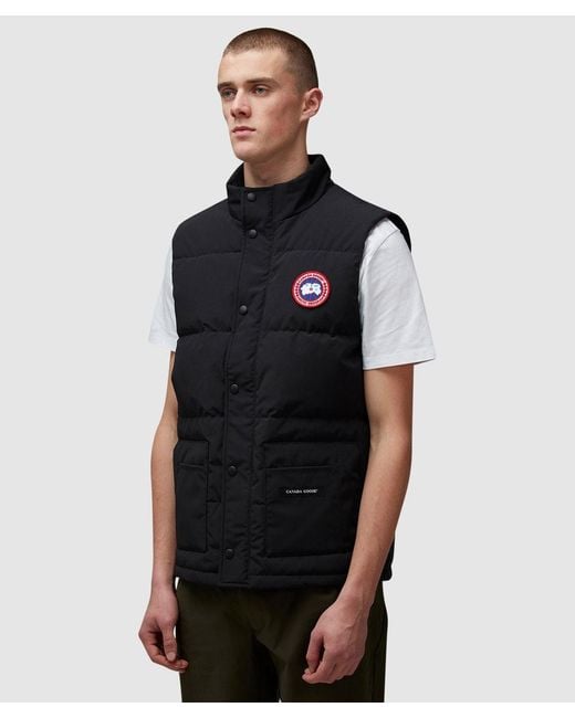 Canada Goose Black Freestyle Down Vest for men