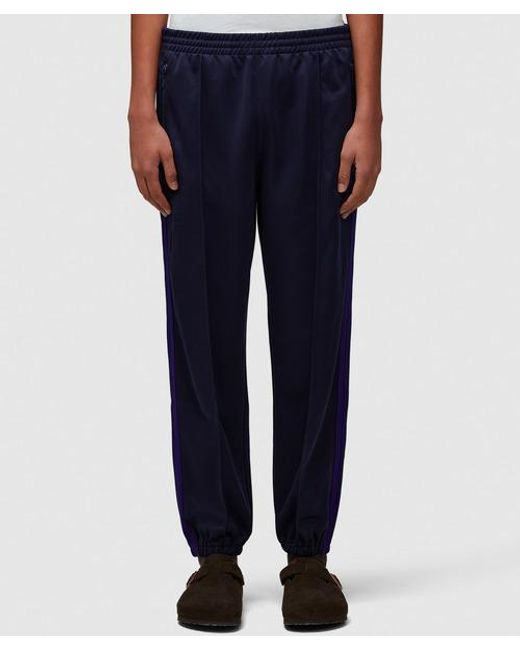 Needles Poly Smooth Zipped Track Pant in Blue for Men | Lyst