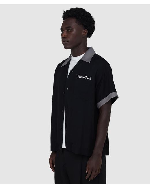 Human Made Blue Bowling Shirt for men