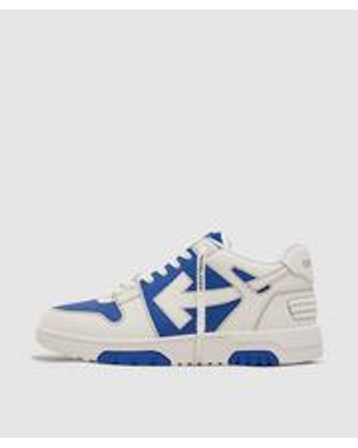 Off-White c/o Virgil Abloh Blue Out Of Office Leather Sneaker for men