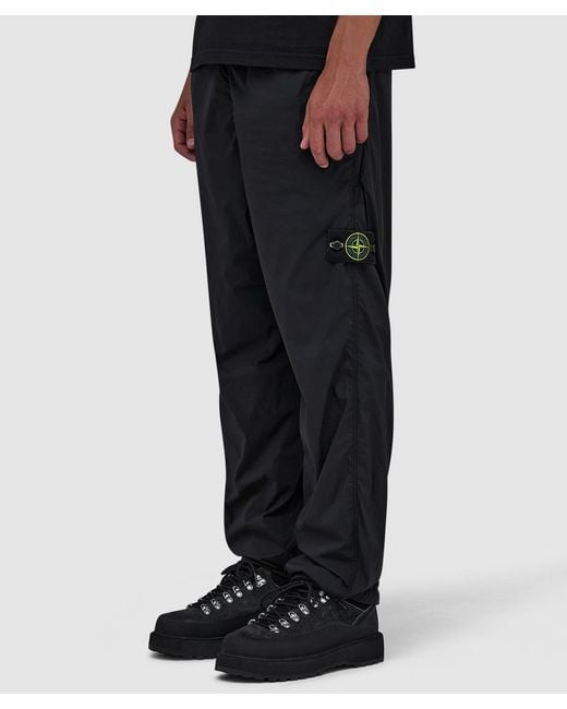 Stone Island Black Ultralight Nylon Stretch-Tc Pant for men