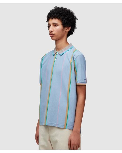 Noah NYC Blue Season One Polo Shirt for men