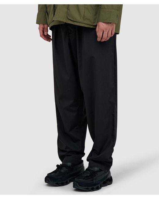Universal Works Black Pleated Track Pant for men