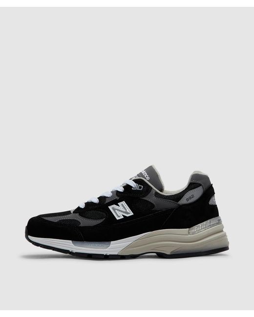 New Balance Black Mius 992 Sneaker