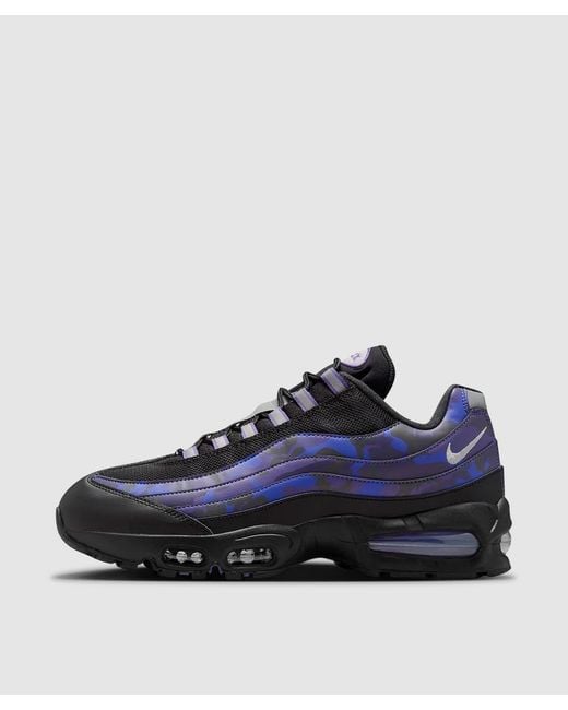 Nike Blue Air Max 95 Og Camo' Sneaker (Court/Vast--Cave-Wild Grap for men