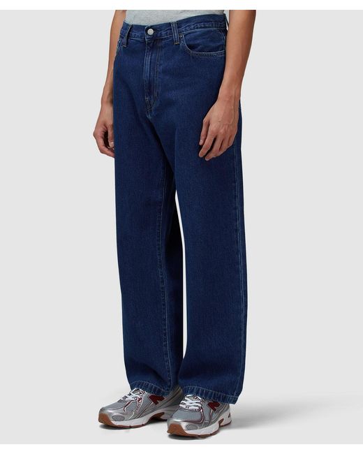 Carhartt Blue Landon Pant Heavy Stone Wash for men