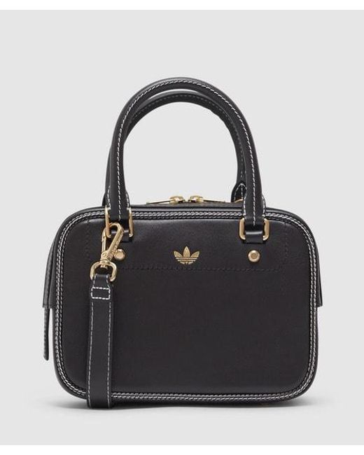Adidas Originals Black Small Leather Bag