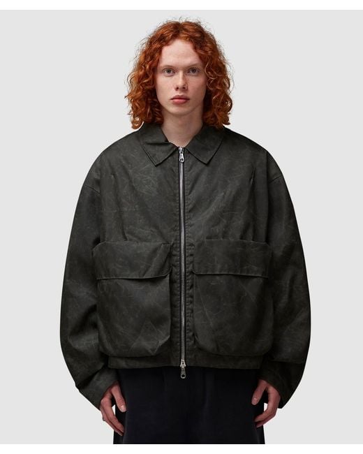 Cole Buxton Brown Combat Coach Jacket for men