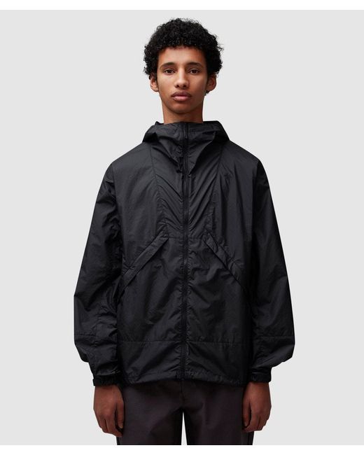 Goldwin Black Rip-Stop Light Jacket for men