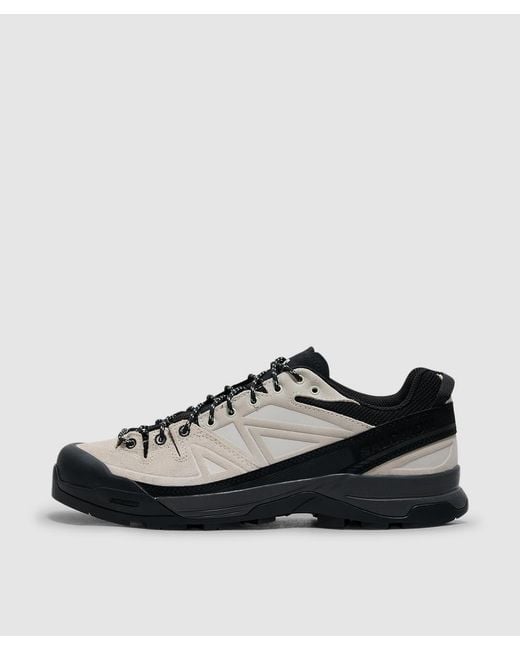 Salomon Lab Black X-Alp Leather Sneaker /Vanilla Ice/Rainy Day for men