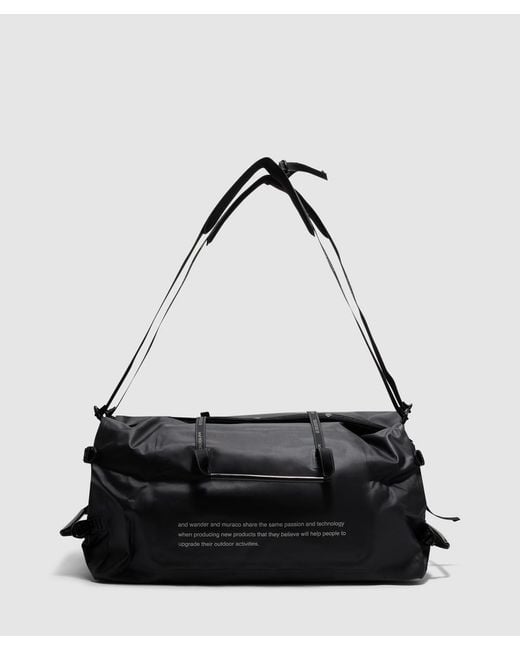 And Wander Black X Muraco Waterproof Boston Bag