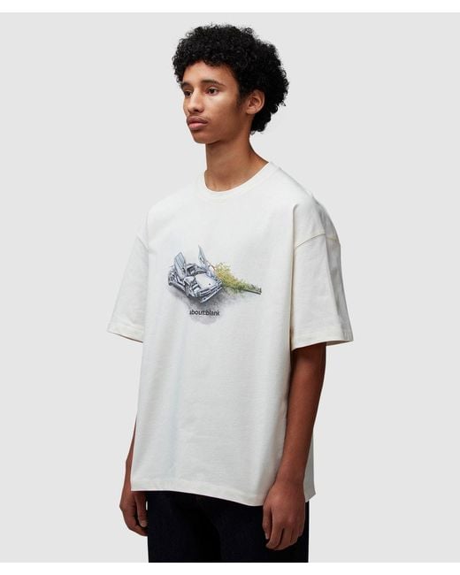 About Blank White Brookville T-Shirt for men