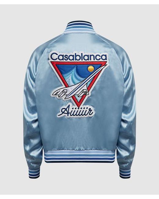 CASABLANCA Blue Aiiiiiir Souvenir Jacket for men