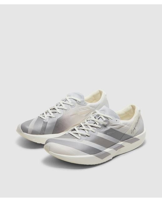 Y-3 White Adios 9 Sneaker for men
