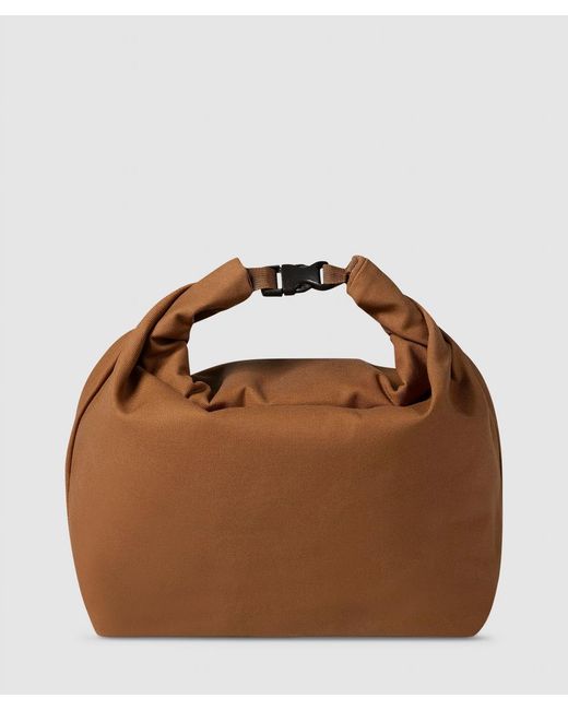 Carhartt Brown Canvas Roll-Up Insulated Bag
