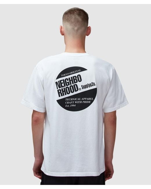 Neighborhood White Nh Ss-2 T-Shirt