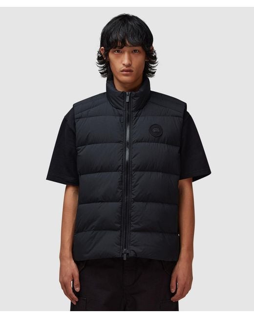 Canada Goose Black Enduraluxe Crofton Gilet for men