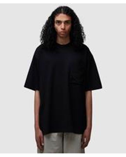 GOOPiMADE Black 3d Form Pocket T-shirt for men