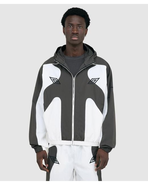 Umbro White X Slam Jam Guarding Masked Tracksuit Jacket /Dark for men