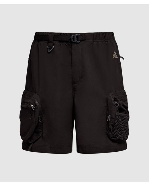 Nike Nrg Acg Snowgrass Cargo Short in Black for Men Lyst UK