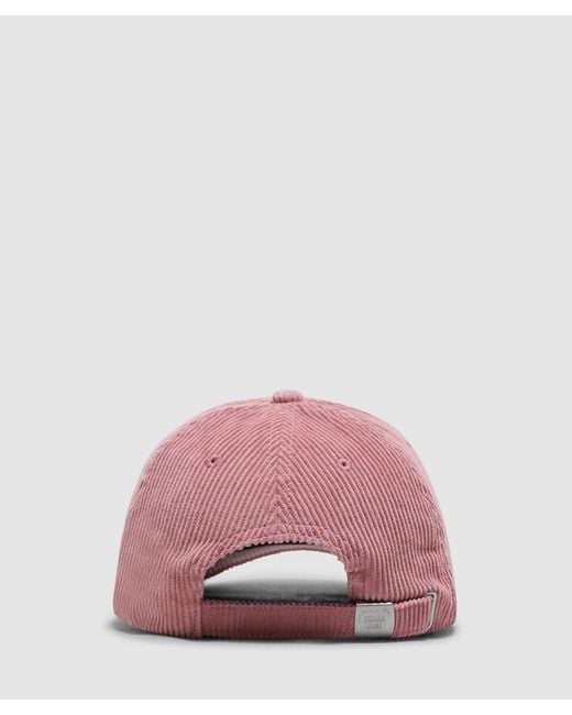 Human Made Pink 6 Panel Corduroy Cap