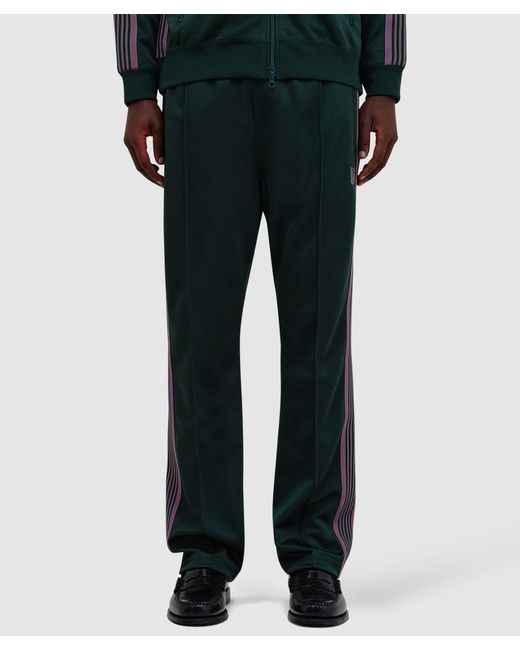 Needles Narrow Track Pant (Poly Smooth in Black for Men | Lyst