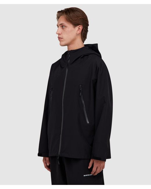 MKI Miyuki-Zoku Black V3 Shell Hooded Jacket for men