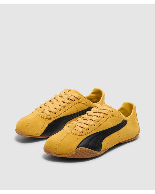 PUMA Yellow K-Street Suede Sneaker (Mustard Seed for men