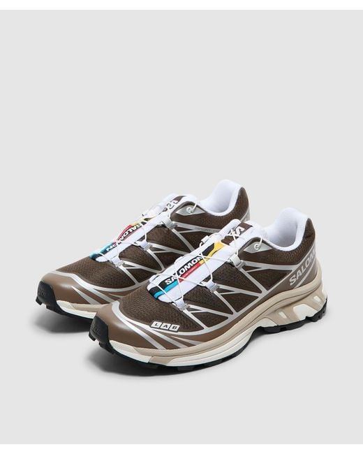 Salomon Lab Brown Xt-6 Sneaker (Earth/Walnut/Ftw for men