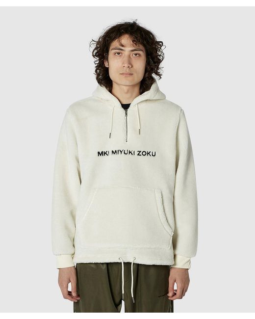 white sherpa hoodie