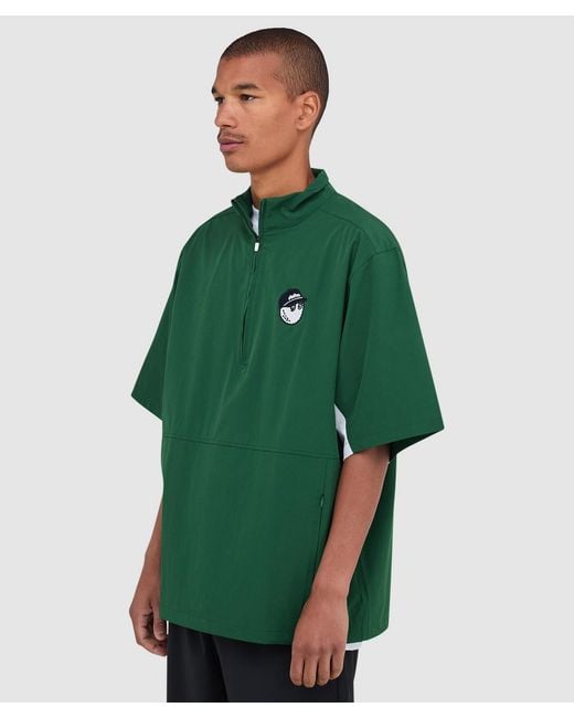 Malbon Golf Green Pine Windshirt (Forest for men