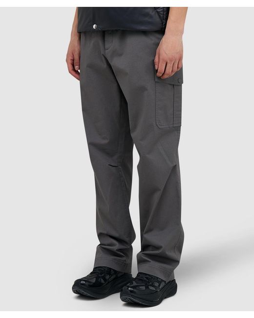 Moncler Gray Logo Cargo Pant (Charcoal for men