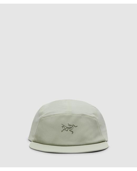 Arc'teryx White Gamma 5 Panel Cap (Habitat