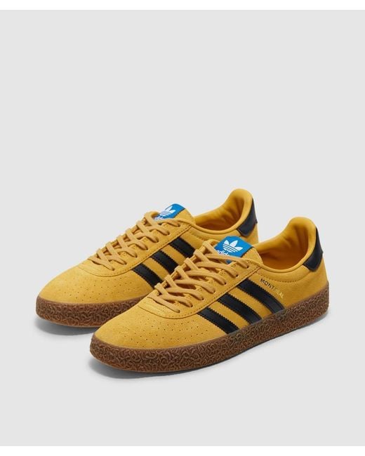 Adidas Yellow Montreal Rm Sneaker (Crew/Core/Gum5