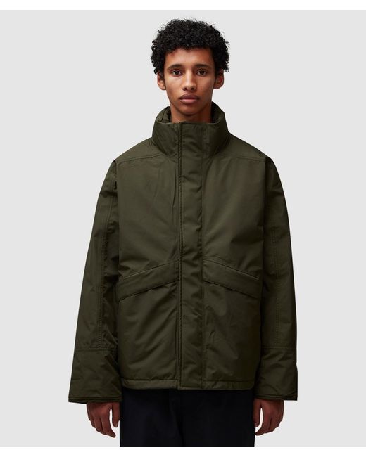 Nanamica Green Technical Gore-Tex Down Parka for men