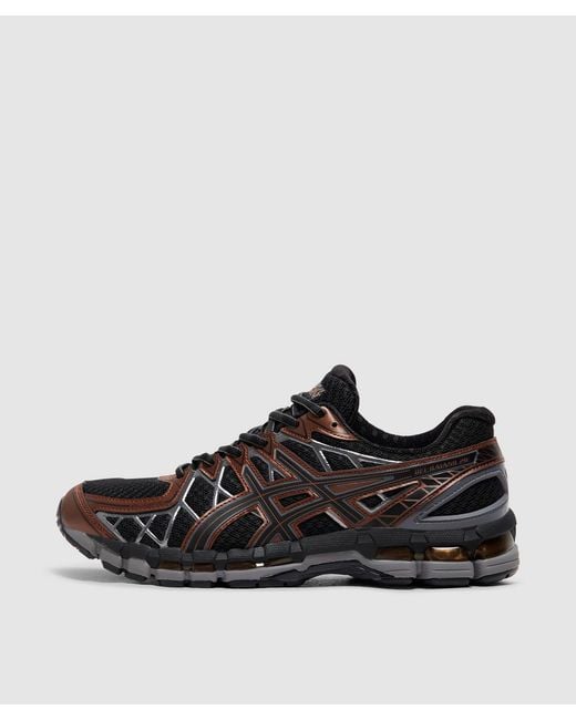 Asics Black Gel-Kayano 20 Sneaker (Burgundy for men