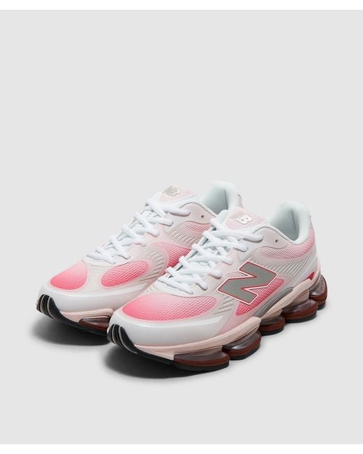 New Balance Pink Abzorb 2000 Sneakers Rose Sugar / Monarch Burgundy for men