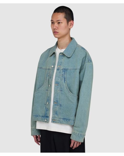 About Blank Blue Denim Jacket (Murky Wash for men